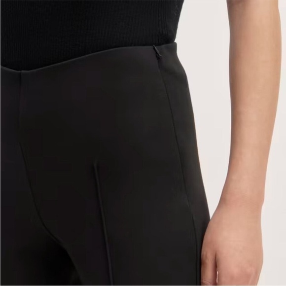Everlane The Dream Kick Flare Mid Rise Knit Pant Black - Picture 5 of 10